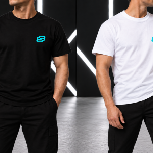 BMSPORTS BLUE LOGO TEE